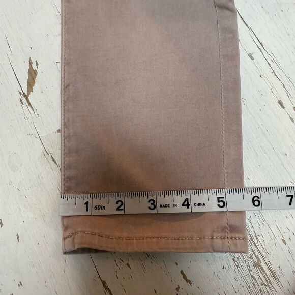 AG Adriano Goldschmied Women Sz 26R Pink Jeans Stevie Ankle Slim Straight Leg - Picture 14 of 15